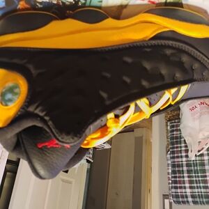 Men Black and Yellow Sneakers